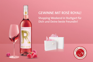 Gewinne ein Shopping Weekend mit Rosé Royal