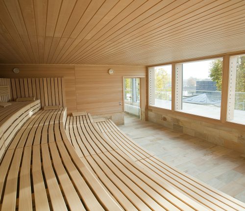 Die Winzer-Sauna Panoramasauna im LEUZE