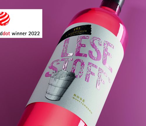 LESESTOFF Rosé gewinnt renommierten Design-Preis