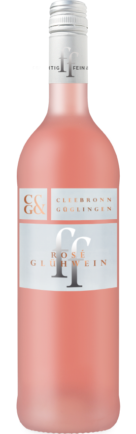 Rosé Glühwein der Weingärtner Cleebronn-Güglingen, Flaschenansicht