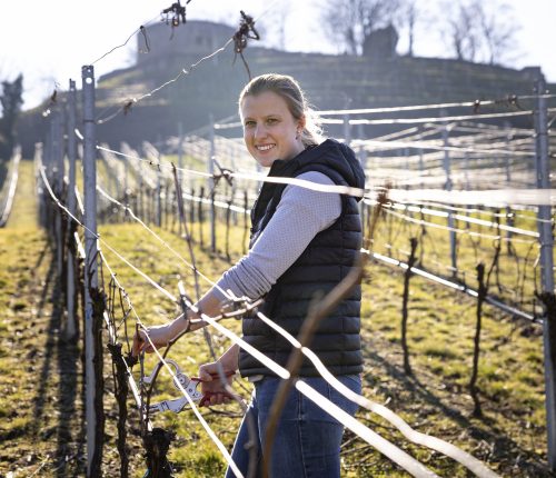 Macherin in der Weinheimat: Christina Kircher