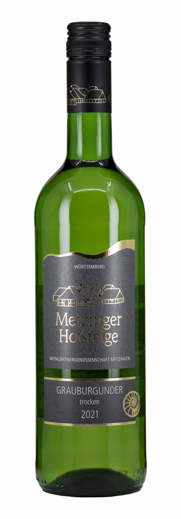 Metzinger Hofsteige Grauburgunder trocken Brauner Jura der Weingärtnergenossenschaft Metzingen-Neuhausen