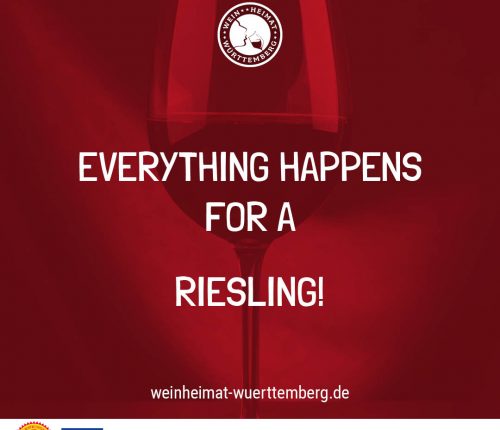 Everything happens for a riesling!