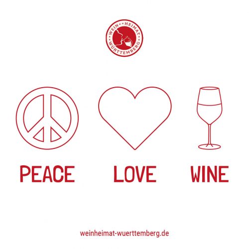 Peace. Love. Wine.
