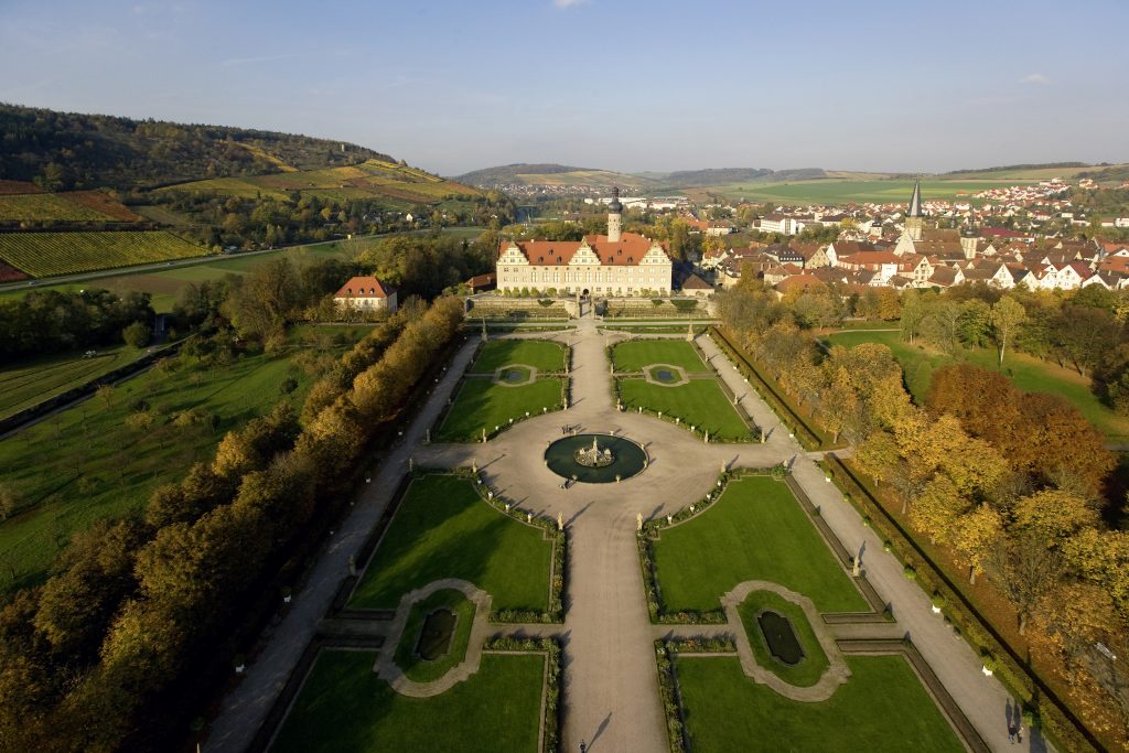 Schloss Weikersheim mit seiner großen Parkanlage